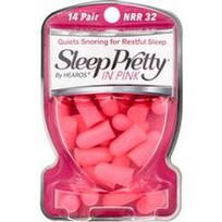 Hearos, Sleep Pretty® ausų kištukai, rožiniai, NRR 32, 14 porų