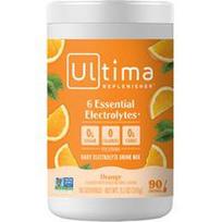 Ultima Replenisher, 6 esminiai elektrolitai, kasdienis elektrolitų gėrimo mišinys, apelsinas, 11.1 uncijos (315 g)