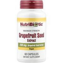 NutriBiotic, Greipfrutų sėklų ekstraktas, maksimalus stiprumas, 250 mg, 60 kapsulių