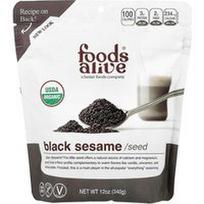 Foods Alive, Ekologiškos juodosios sezamo sėklos, 340 g