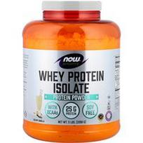 NOW Foods, Sportas, išrūgų baltymų izoliatas, kreminė vanilė, 5 svarai. (2 268 g)
