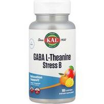 KAL, GABA L-teaninas Stress B, mangų ir mandarinų, 100 pastilių