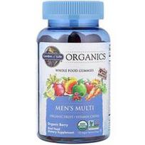 Garden of Life, Organiniai, vyriški multivitaminai guminukai, ekologiškos uogos, 120 veganiškų guminukų lašelių