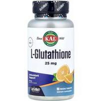 KAL, L-glutationas, oranžinis, 25 mg, 90 mikro tablečių