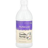 NuNaturals, Koncentruotas vanilės sirupas, 16 fl oz (0.47 l)