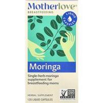 Motherlove, Žindymas, Moringa, 120 skystų kapsulių (579 mg vienoje kapsulėje)
