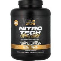 MuscleTech, Nitro-Tech™ 100% išrūgų auksas, sausainiai ir grietinėlė, 5 svarai (2,27 kg)