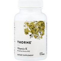 Thorne, Vitaminas K, 60 kapsulių