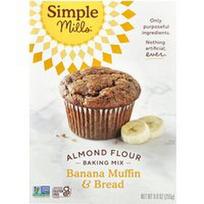 Simple Mills, Migdolų miltų kepimo mišinys, bananų bandelė ir duona, 9 uncijos (255 g)