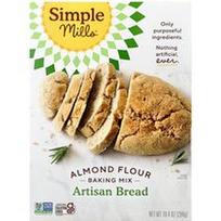 Simple Mills, Migdolų miltų kepimo mišinys, amatininkų duona, 294 g