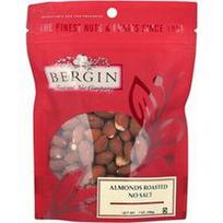Bergin Fruit and Nut Company, Migdolai skrudinti, be druskos, 7 uncijos (198 g)