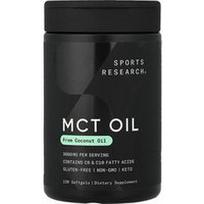 Sports Research, MCT aliejus, 120 minkštųjų gelių (1 000 mg viename minkštajame gelyje)