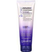 Giovanni, 2chic®, Atkuriamasis kondicionierius, Pažeistiems, perdirbtiems plaukams, Gervuogės + Kokosų pienas, 8.5 fl oz (250 ml)
