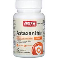 Jarrow Formulas, Astaksantinas, 12 mg, 60 minkštųjų kapsulių