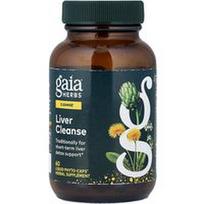 Gaia Herbs, Kepenų valymas, 60 skystų fito kapsulių