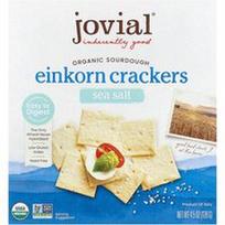Jovial, Ekologiški raugintos tešlos einkorn krekeriai, jūros druska, 128 g