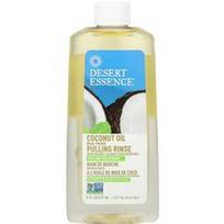 Desert Essence, Dviejų fazių kokosų aliejus, skalavimo priemonė nuo išsausėjimo, 237 ml