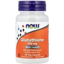 NOW Foods, Glutationas su margainio ekstraktu ir alfa lipoine rūgštimi, 30 vegetariškų kapsulių