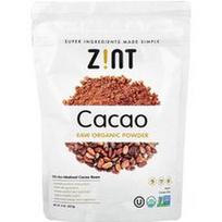 Zint, Neapdoroti ekologiški kakavos milteliai, 8 oz (227 g)