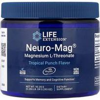 Life Extension, „Neuro-Mag®“, magnio L-treonatas, tropinis punšas, 93,35 g