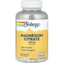Solaray, Magnio citratas, 180 daržovių kapsulių (133 mg vienoje kapsulėje)