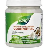 Nature's Way, Organinis ypač tyras kokosų aliejus, 907 g
