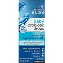 Mommy's Bliss, Probiotikų lašai kūdikiams, kasdienei virškinimo sveikatai, naujagimiui+, 10 ml (0,34 fl oz)