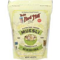 Bob's Red Mill, Begliuteniai tropiniai musliai su mangu ir kokosu, 397 g
