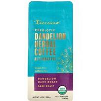 Teeccino, Prebiotinė kiaulpienių žolelių kavos alternatyva, kiaulpienė, tamsiai skrudinta, be kofeino, 284 g