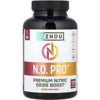 Zhou Nutrition, NE Pro™, aukščiausios kokybės azoto oksido papildas, 120 kapsulių