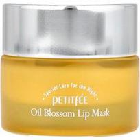 Petitfee, „Oil Blossom“ lūpų kaukė, naktinė priežiūra, su šaltalankių aliejumi, 15 g
