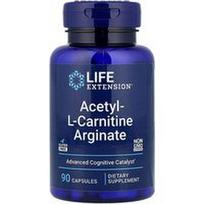 Life Extension, Acetil-L-karnitino arginatas, 90 kapsulių