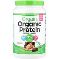 Orgain, „Organic Protein™“ milteliai, augalinės kilmės, šokolado ir žemės riešutų sviesto, 920 g