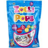 Zollipops, „Clean Teeth Pops®“, skanūs vaisiai, apie 23–25 spragėsiai, 142 g