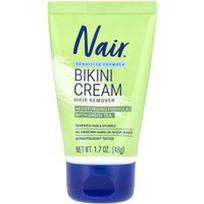 Nair, Plaukų šalinimo priemonė, bikinio kremas, jautriai odai, 48 g