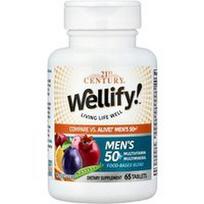 21st Century, „Wellify™“, vyrams skirtas multivitaminų ir multimineralų rinkinys 50+, 65 tabletės