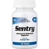 21st Century, „Sentry Men“, multivitaminų ir multimineralų papildas, 120 tablečių