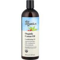 Sky Organics, Organinis ricinos aliejus, kondicionuojantis aliejus, 473 ml