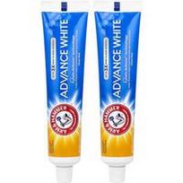 Arm & Hammer, „Advance White™“, dantų pasta su fluoru nuo ėduonies, švarios mėtos skonio, dviguba pakuotė, po 170 g