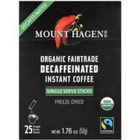 Mount Hagen, Ekologiška „Fairtrade“ tirpi kava be kofeino, 25 vienkartinio naudojimo lazdelės, 50 g