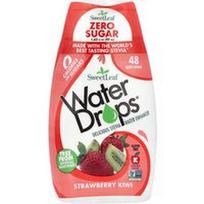 SweetLeaf Stevia, „Water Drops®“, gardus vandens geriklis su stevija, braškių ir kivių skonio, 48 ml (1,62 fl oz)