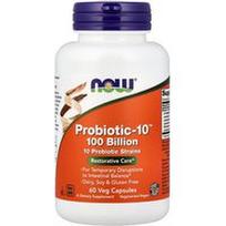 NOW Foods, Probiotic-10™, 100 milijardų, 60 daržovių kapsulių