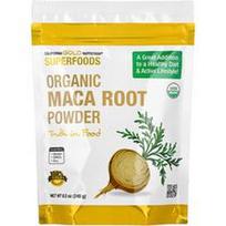 California Gold Nutrition, Supermaistas, sertifikuoti ekologiški Peru maca šaknų milteliai, 240 g