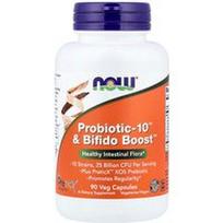 NOW Foods, „Probiotic-10™“ ir „Bifido Boost™“, 90 vegetariškų kapsulių