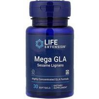 Life Extension, Mega GLA sezamų lignanai, 30 minkštųjų kapsulių