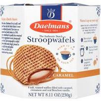 Daelmans, Stroopwafels, karamelė, 8 vafliai, 8,11 uncijos (230 g)