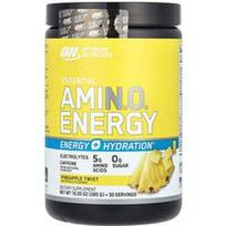 Optimum Nutrition, Esminis Amin.O. „Energy®“, ananasų skonio traškučiai, 285 g