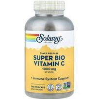 Solaray, Super Bio vitaminas C, laikino atpalaidavimo, 360 daržovių kapsulių