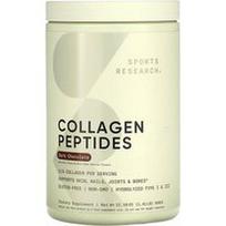 Sports Research, Kolageno peptidai, juodojo šokolado skonio, 640 g