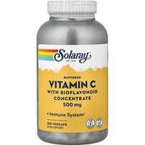Solaray, Buferinis vitaminas C su bioflavonoidų koncentratu, 250 daržovių kapsulių